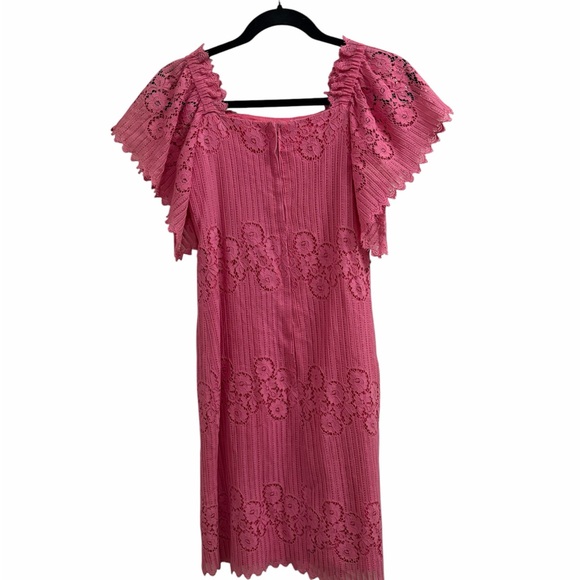 Vintage 70s lace prairie dress - Picture 2 of 5